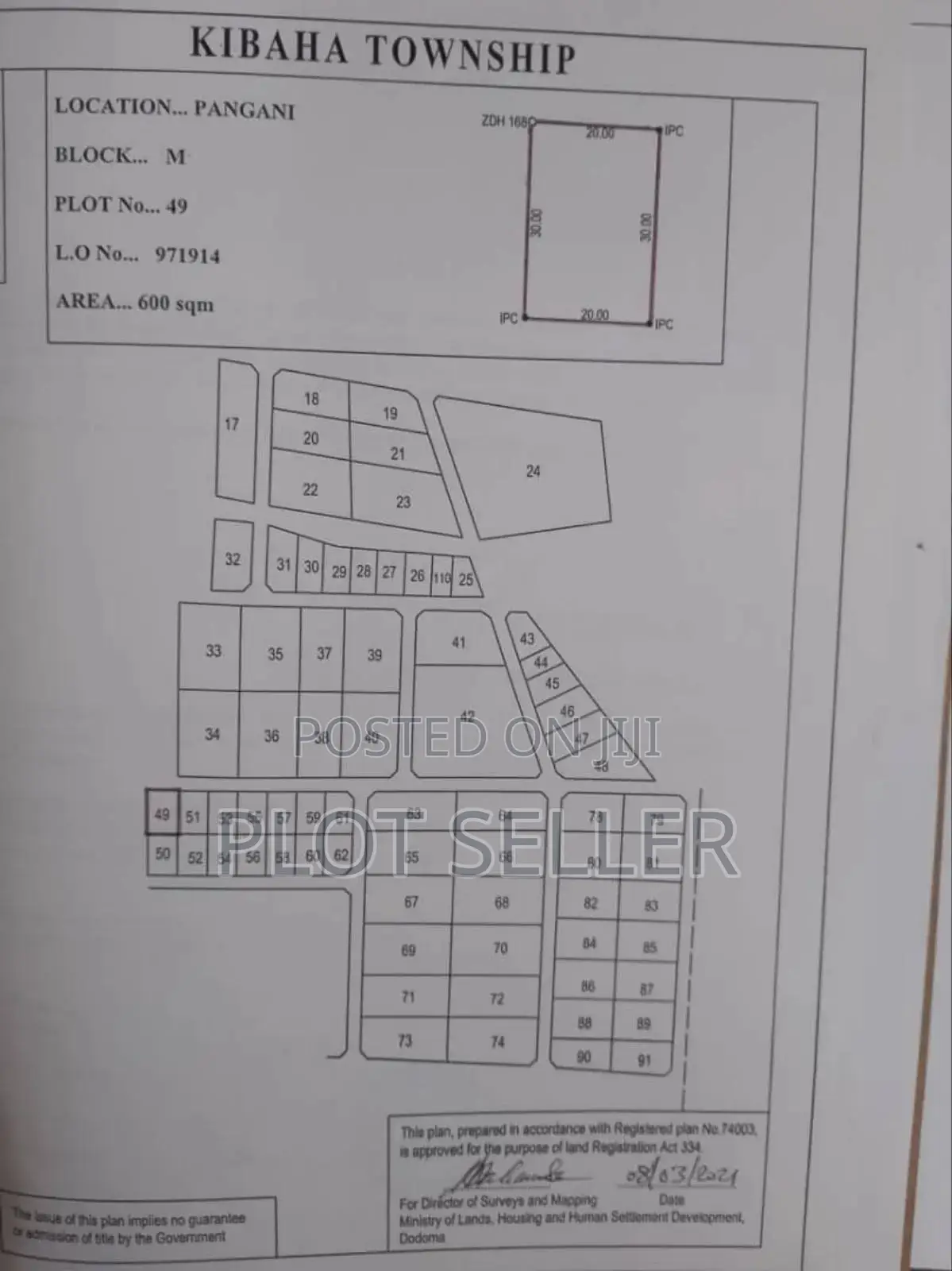 Plot for Sale in Kibaha