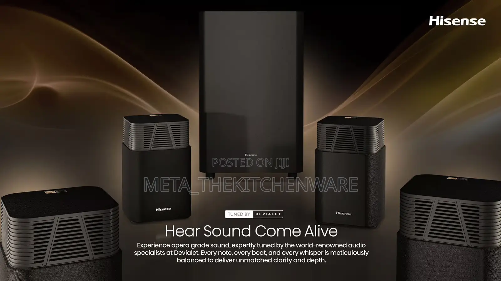 Hisense Home Theatre Sound System Saturn 4.1.2 Channel 720w