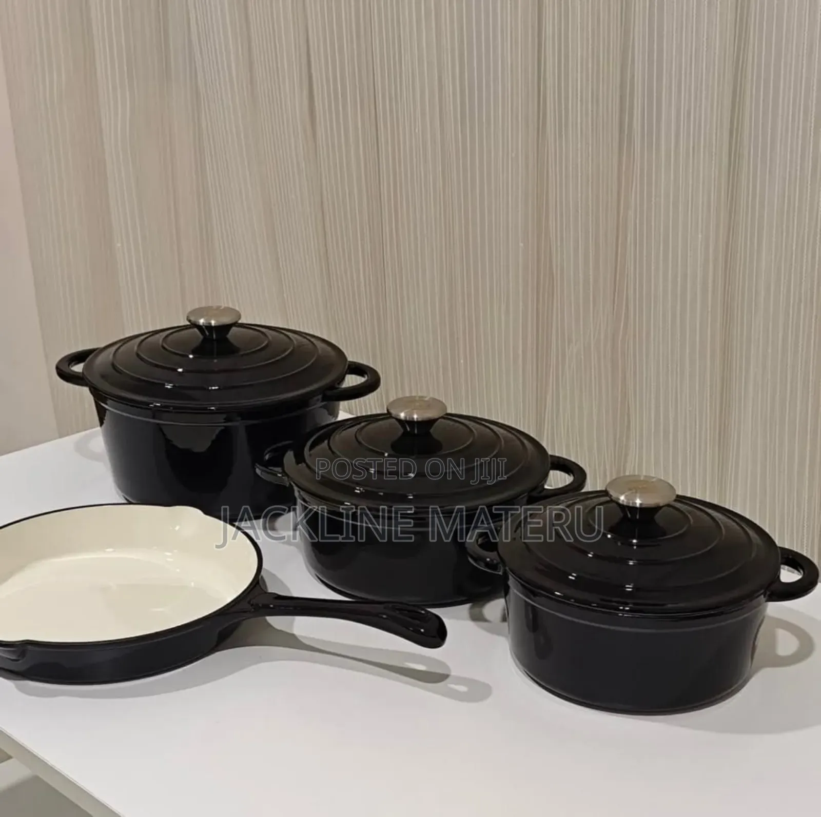 Cast Iron Sufuria Nzito 7pcs
