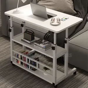 Adjustable Laptop Table With Bookshelf