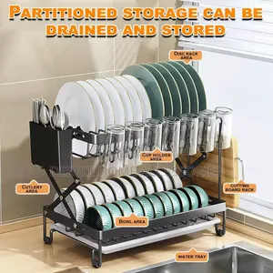Integrated Folding Dish Rack