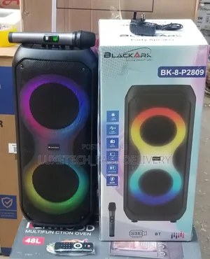 Portable Karaoke Speaker With Cordless Mic (Rechargeable)