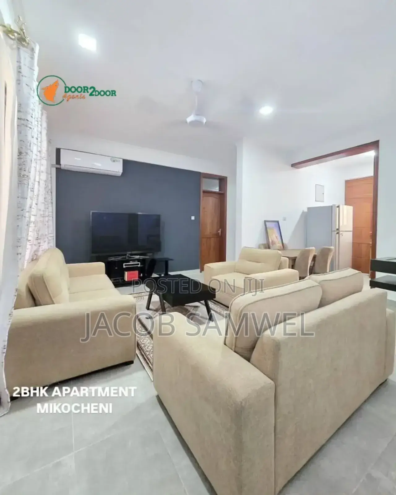 Furnished 2bdrm House in Mikocheni, Kinondoni for rent