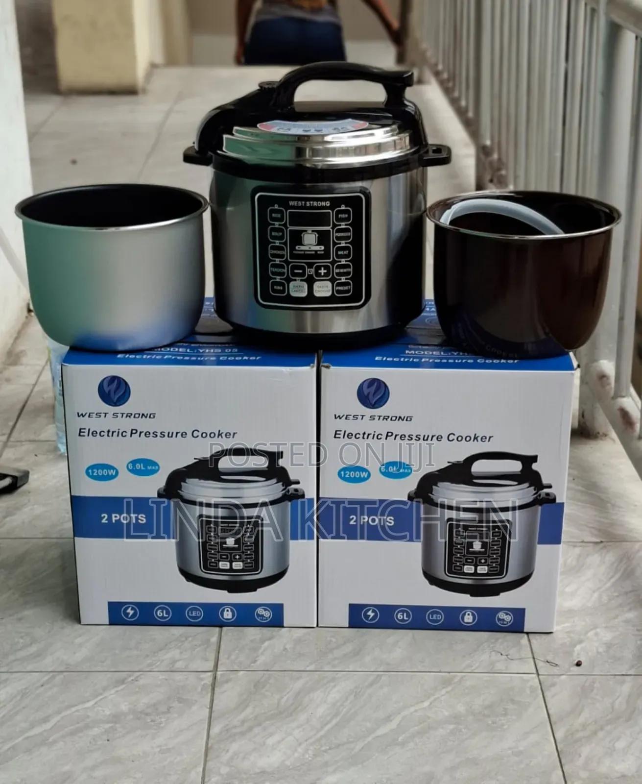 West Strong Pressure Cooker 2pots