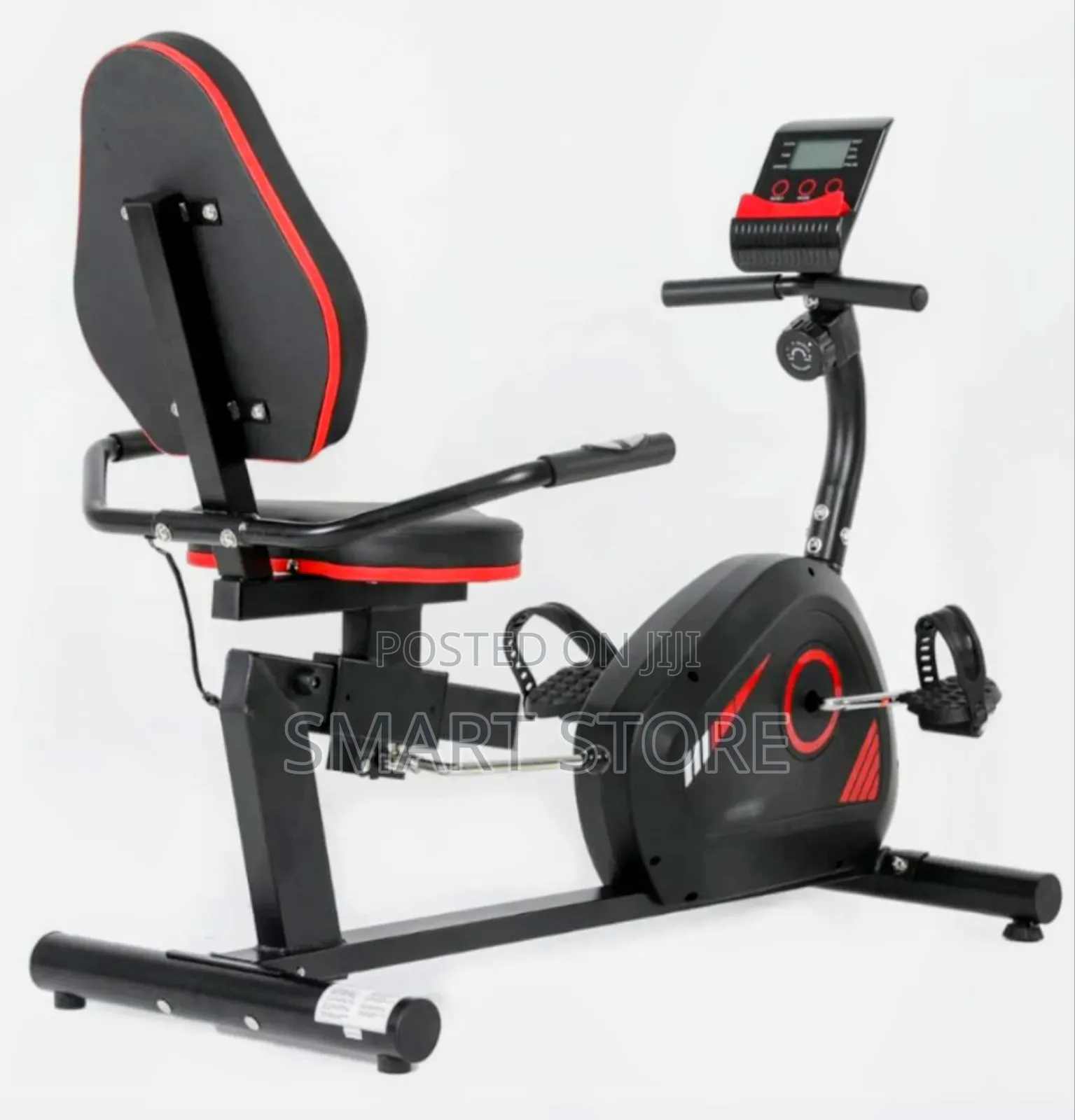 Comfortable Recumbent Bike With Cushioned Seat And Strong Back Support