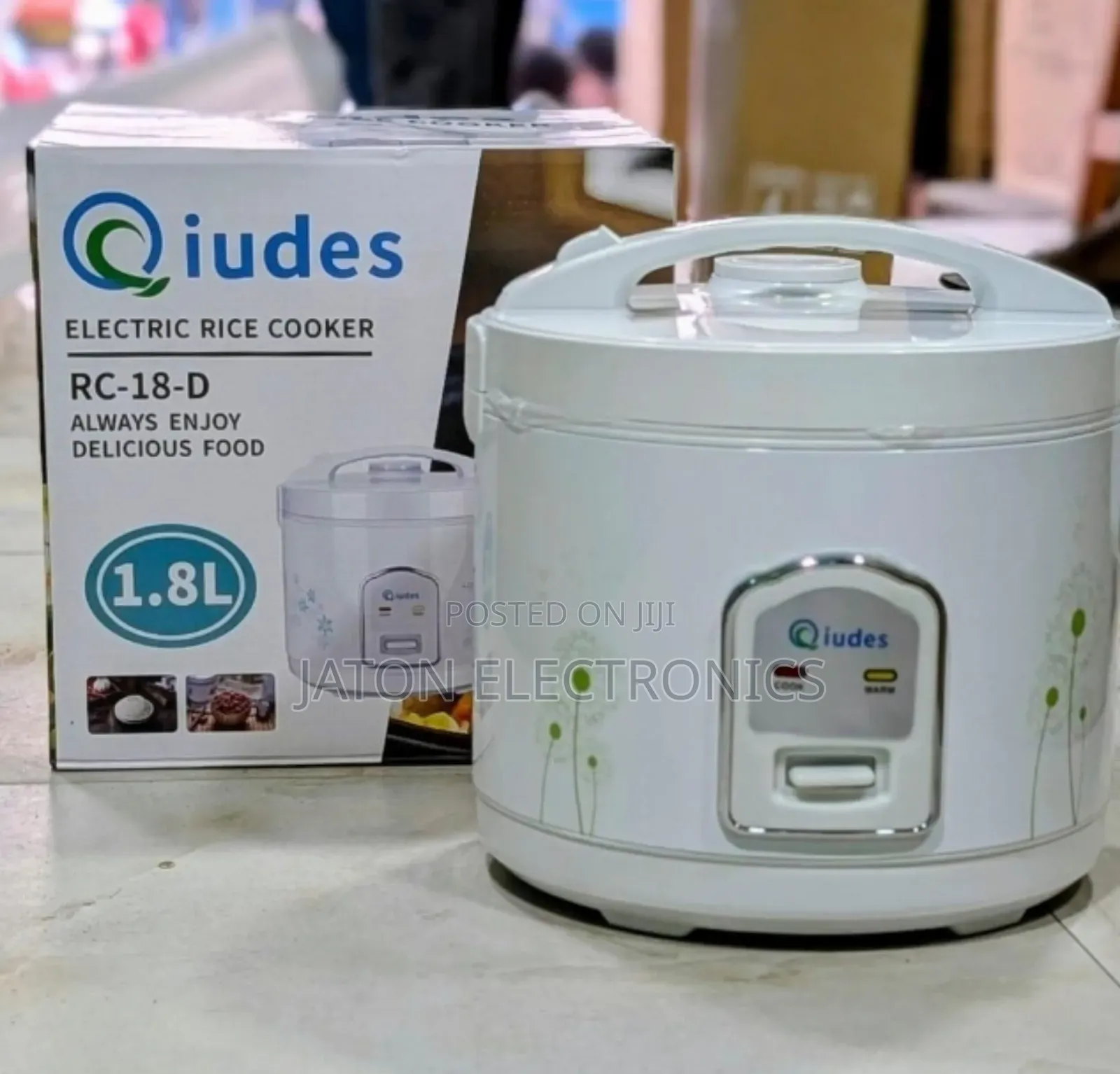 Qiudes Rice Cooker 1.8liter