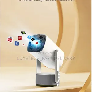 Salange Android Smart Cinema Projector Rechargeable/Pan Tilt Lamp