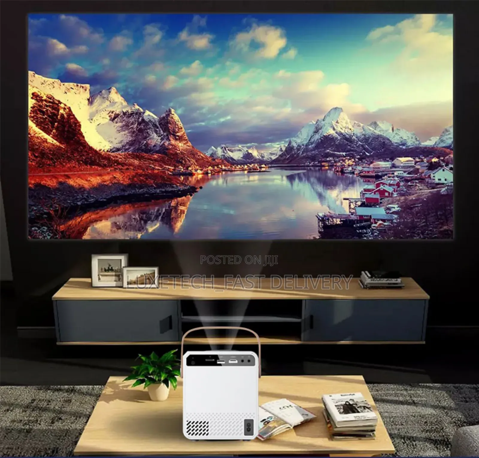 Cy303 Smart Projector /Full Hd Screenless Tv