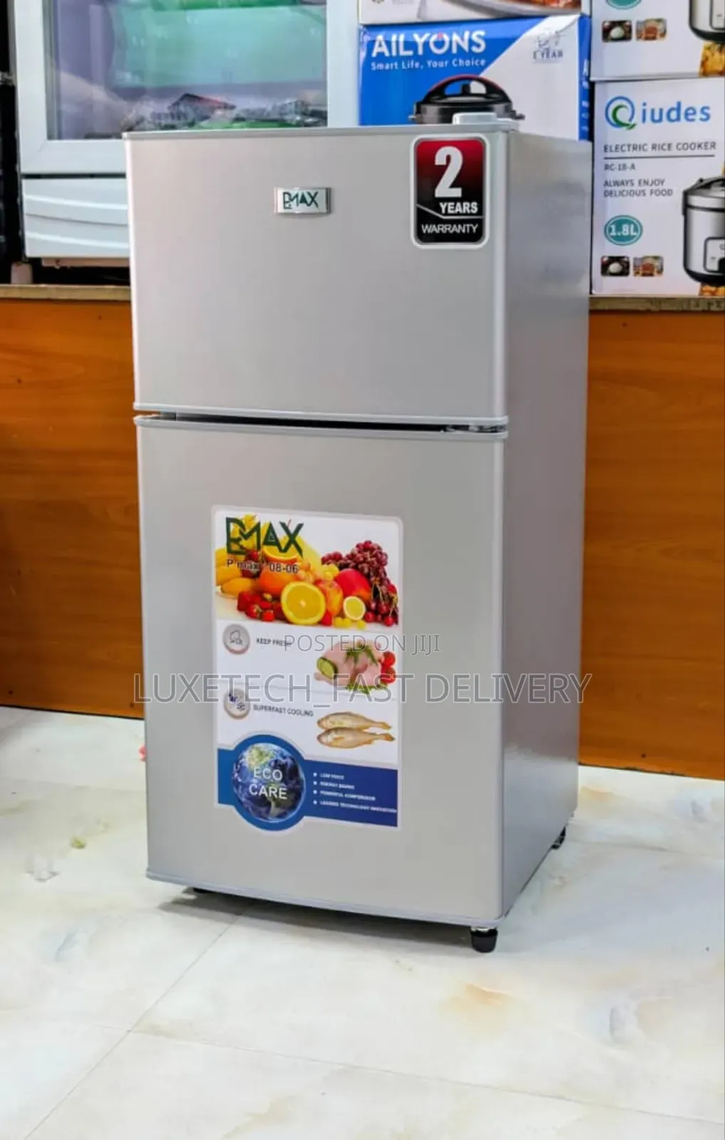Bmax Refrigerator 100l Fast Cooling and Freezing