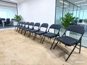Foldable Black Chair