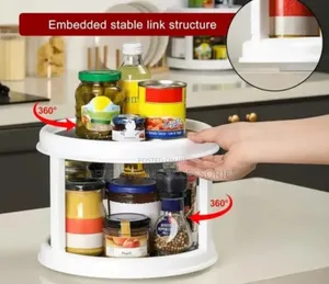 Two-Tier Lazy Susan Organizer