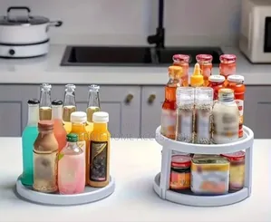 Two-Tier Lazy Susan Organizer