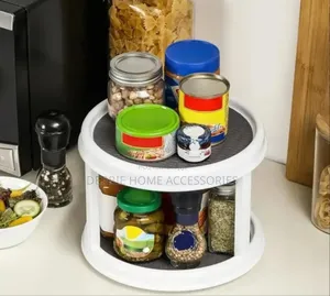 Two-Tier Lazy Susan Organizer