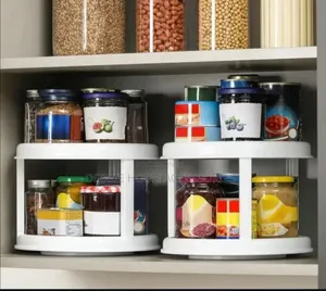 Two-Tier Lazy Susan Organizer