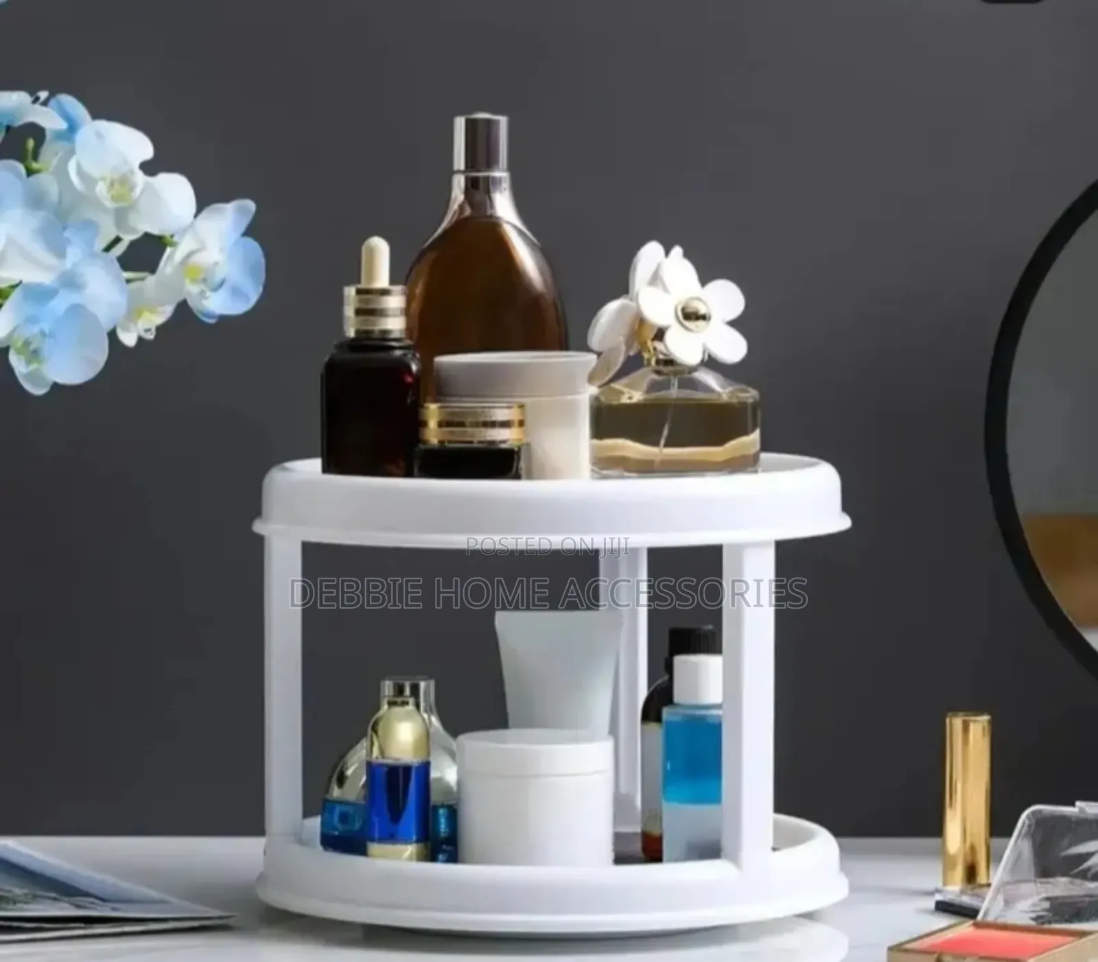 Two-Tier Lazy Susan Organizer