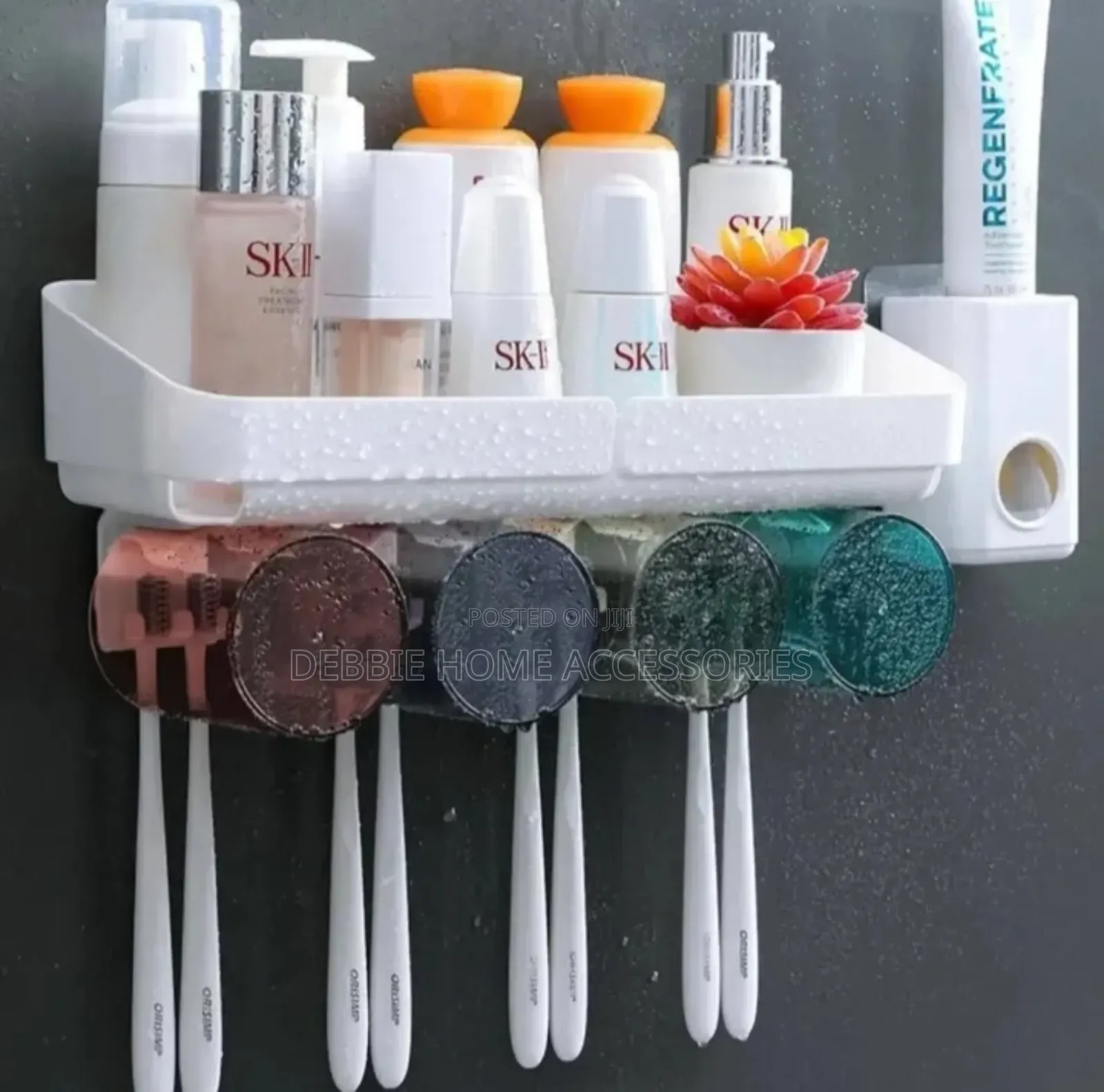 Wall-Mounted Toothbrush Holder