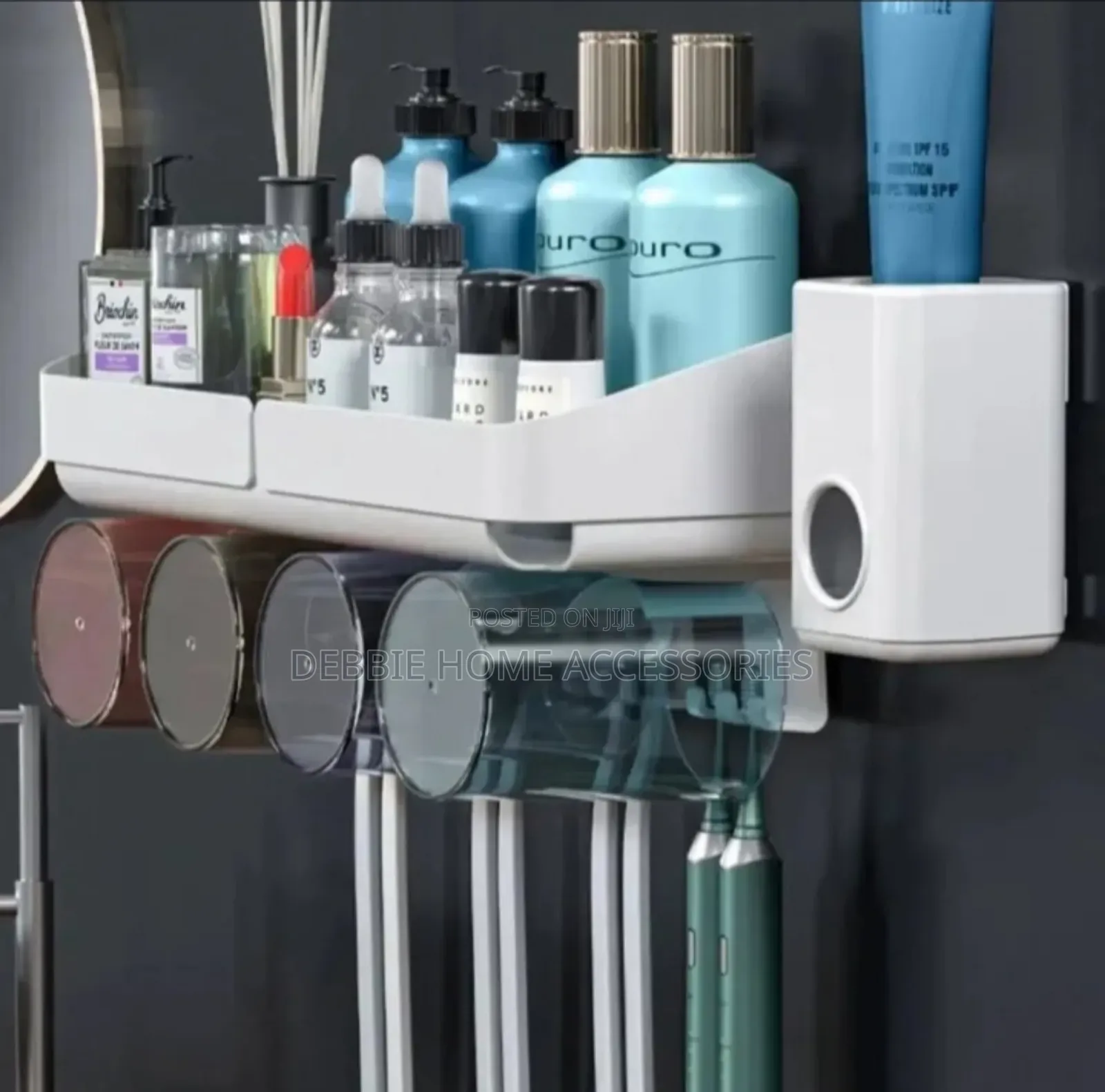 Wall-Mounted Toothbrush Holder