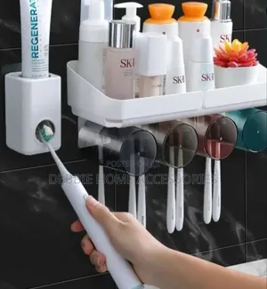 Wall-Mounted Toothbrush Holder