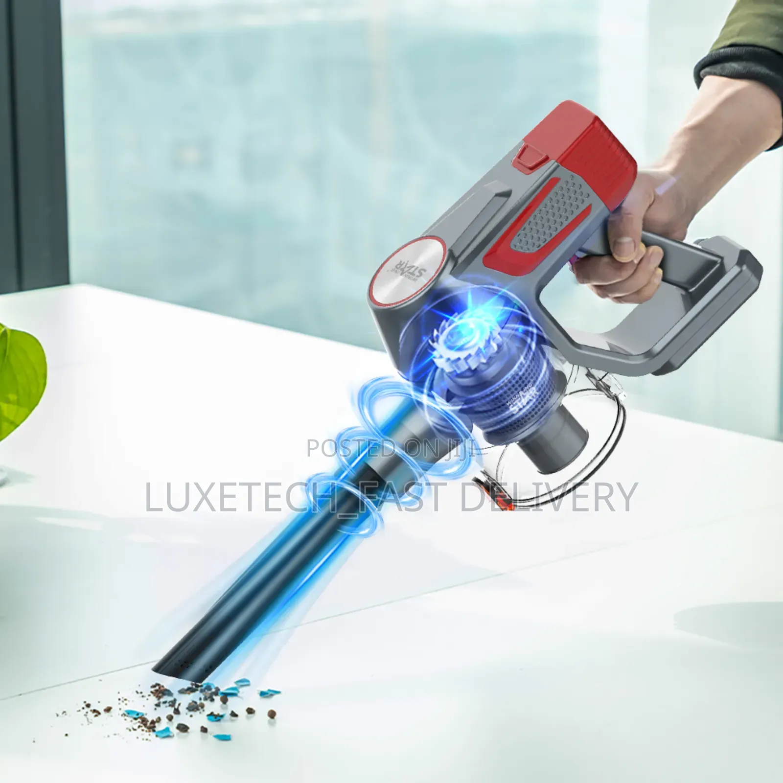Winning Star Cordless Vacuum Cleaner– 2-in-1 Rechargeable Stick Vacuum