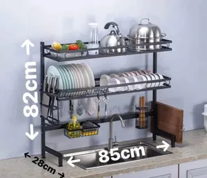2-Tier Over-the-Sink Dish Drying Rack