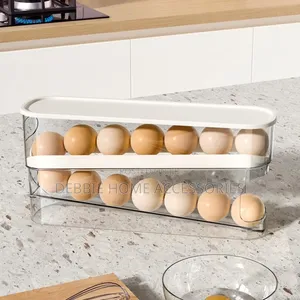 An Automatic Rolling Egg Dispenser For Refrigerator Storage.