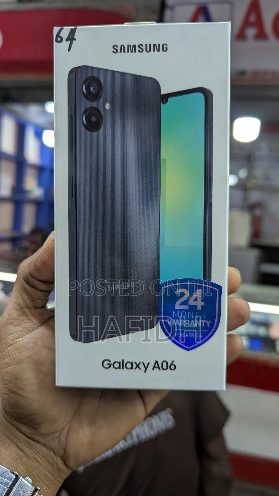 New Samsung Galaxy A06 64 GB Black
