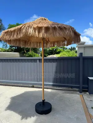 Thatch Roof Waterproof Straw Beach Umbrella 3m