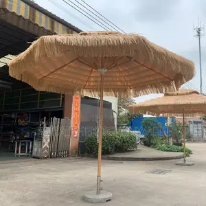 Thatch Roof Waterproof Straw Beach Umbrella 3m