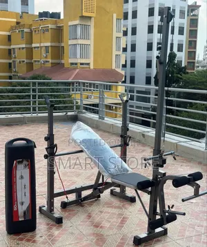 Combination Set – Bench Press With 50kg Weight Set