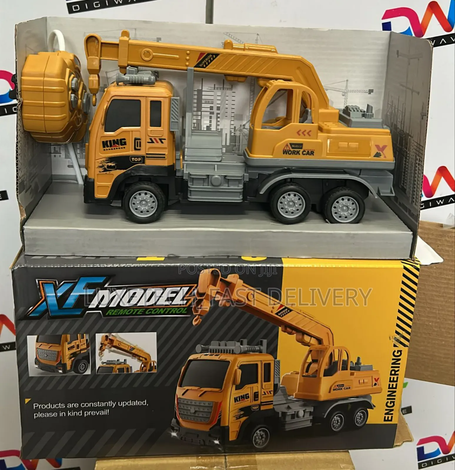 Remote Control Crane Truck Toy