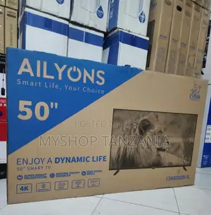 Ailyons Tv Inchi 50 Smart Frameless Support Bluetooth