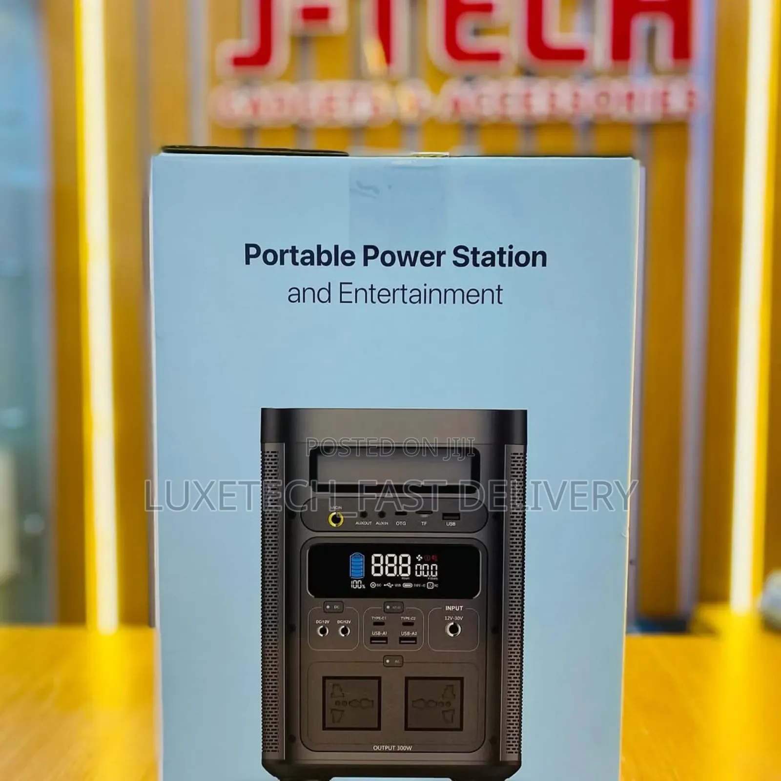 Powerology 300w Portable Generator/Charging Station With Sound System