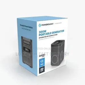 Powerology 300w Portable Generator/Charging Station With Sound System