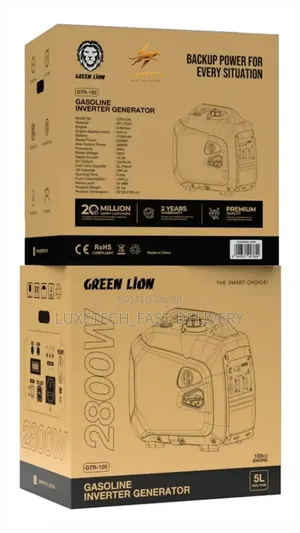 Green Lion Gasoline Inverter Generator 2800w
