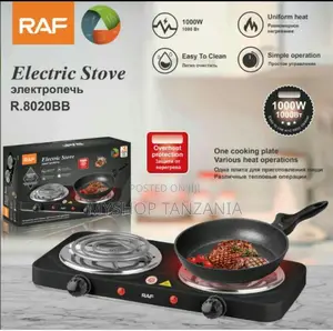 Raf Double Hot Plate – Portable Electric Hob Double Burner
