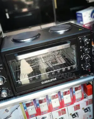 Globalstar Electric Oven 38l With 2 Cooking Burners New