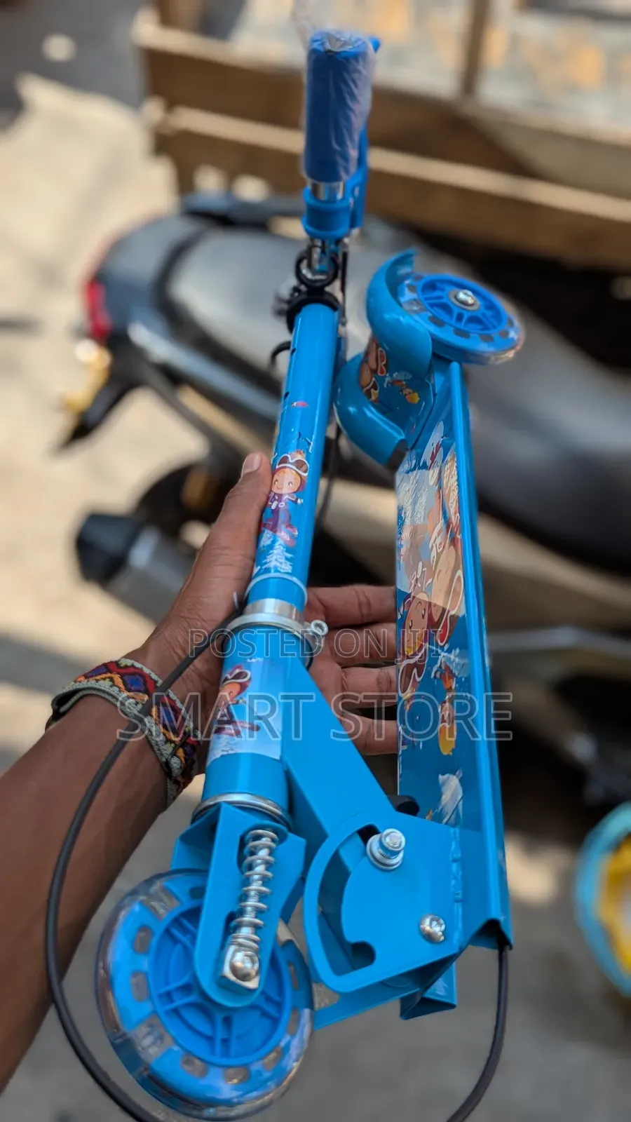 Iron Folding Scooter for Kids – Durable Portable