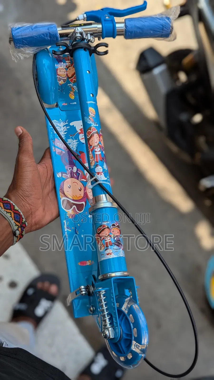 Iron Folding Scooter for Kids – Durable Portable