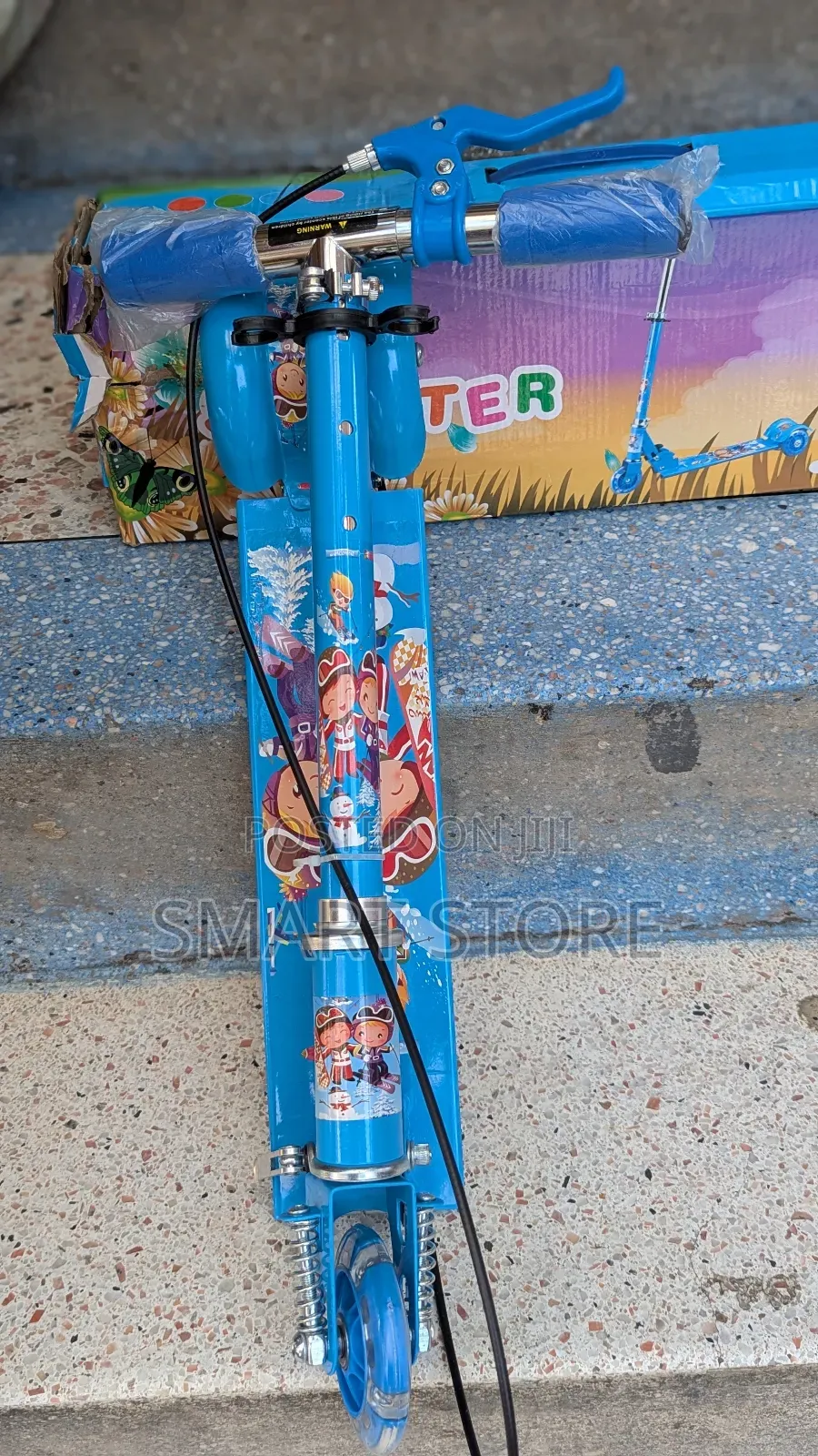 Iron Folding Scooter for Kids – Durable Portable