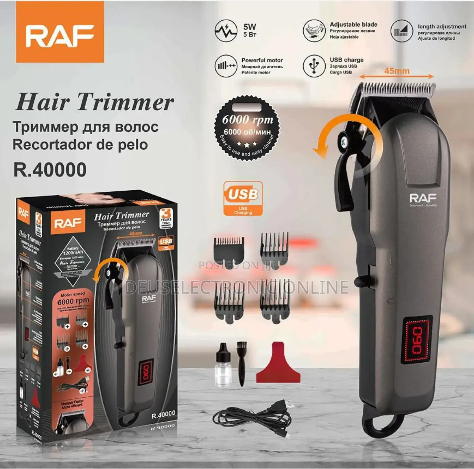 Rechargeable Hair Clipper