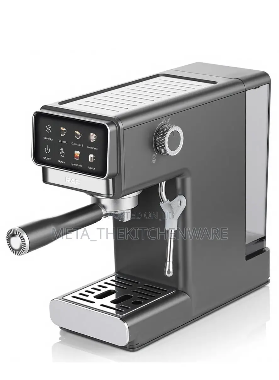 Raf Semi-Automatic Italian Coffee Machine 1300w 20 Bar Espresso Maker