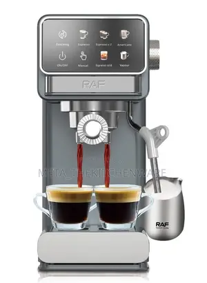 Raf Semi-Automatic Italian Coffee Machine 1300w 20 Bar Espresso Maker