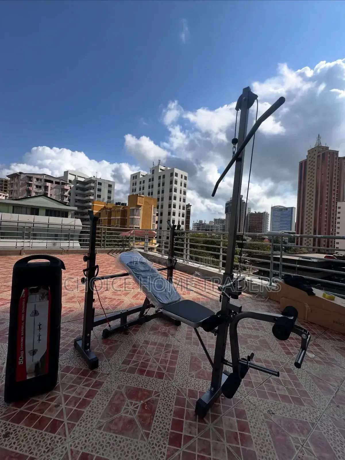 Adjustable Gym Bench/Bench Ya Mkonga 50kg