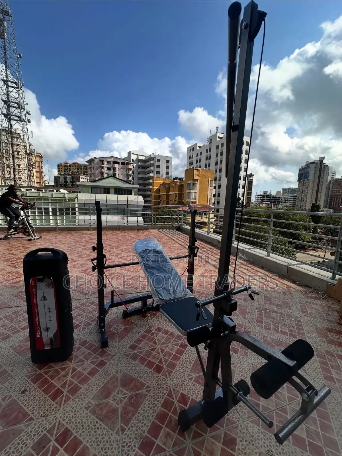 Adjustable Gym Bench/Bench Ya Mkonga 50kg