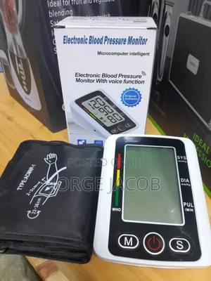 Electronic Blood Pressure Monitor With a Voice Function.