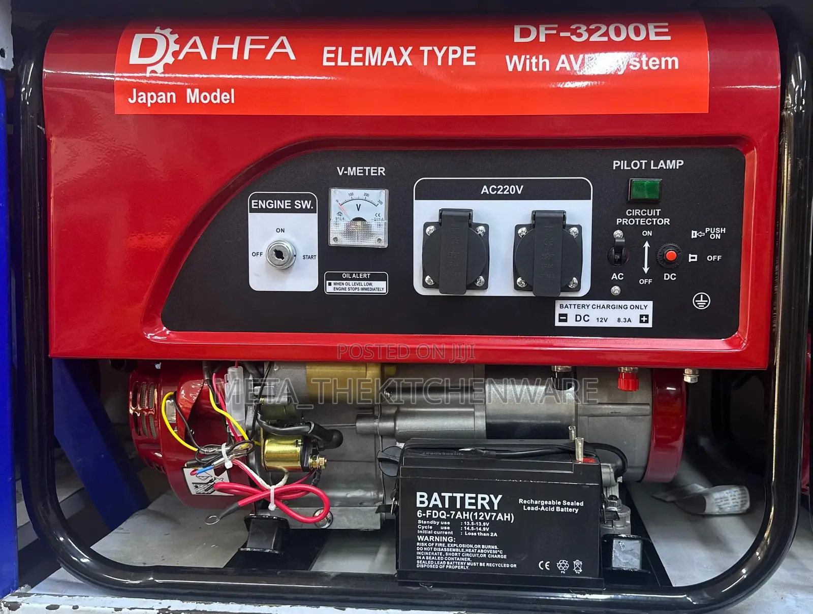 Dahfa Elemax Type Generator With Avr System 3.5kv Df-3200