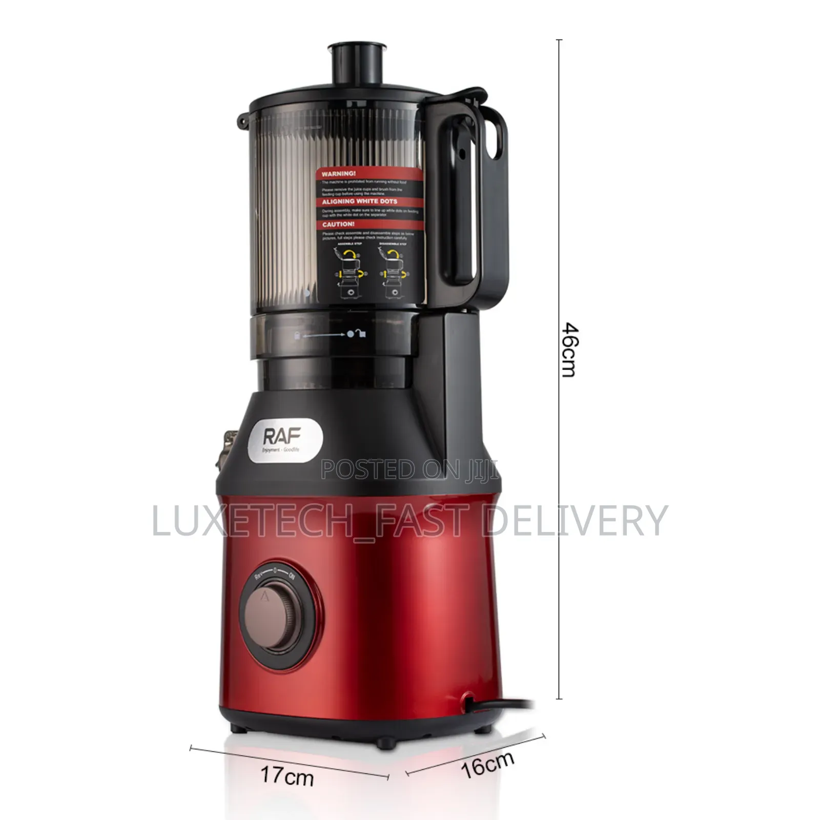 Raf Slow Juicer R.2733 New Model 1.7 Litres