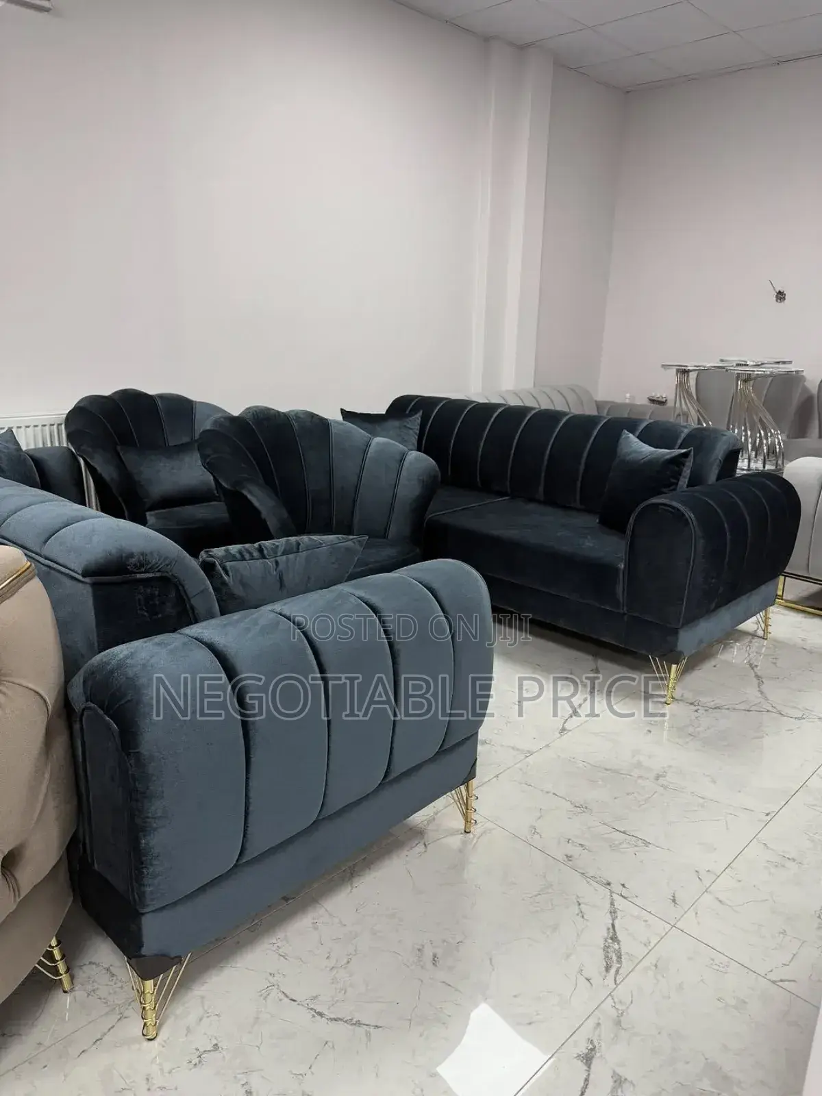 Sofa Set 2:2:1:1 Full Fiber and Spring