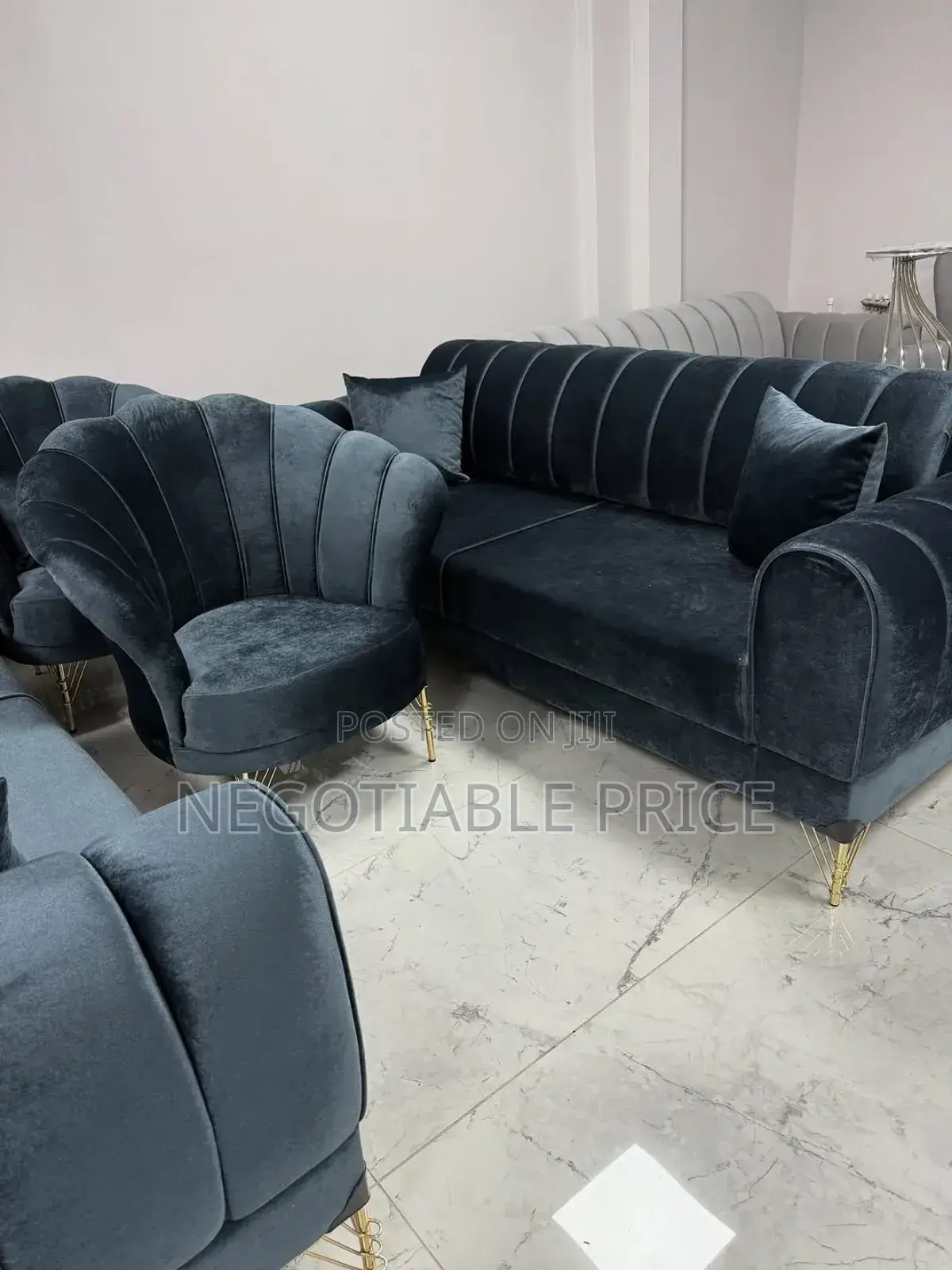 Sofa Set 2:2:1:1 Full Fiber and Spring