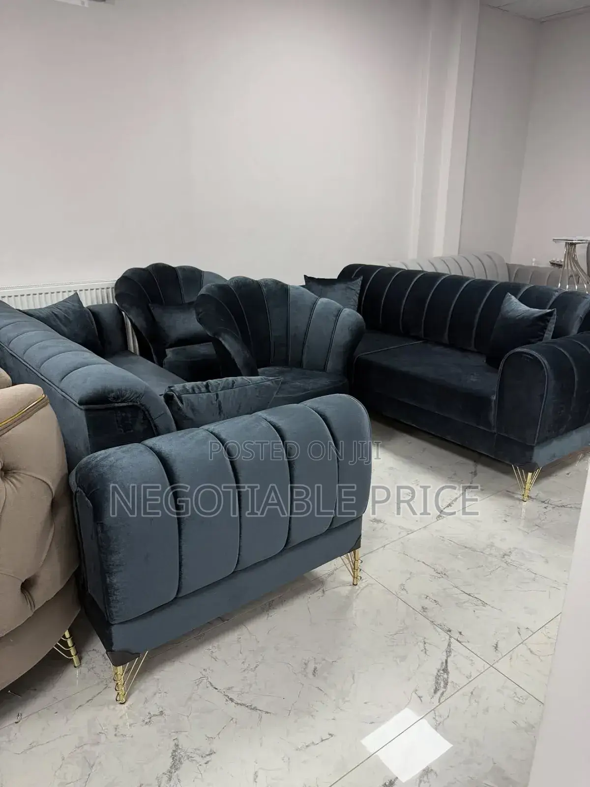 Sofa Set 2:2:1:1 Full Fiber and Spring